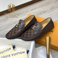 GIAY LUOI NAM LOUIS VUITTON LIKE AUTH HOA TIET CARO NAU LOGO NHO GLLV48 3