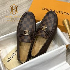 GIAY LUOI NAM LOUIS VUITTON LIKE AUTH HOA TIET CARO NAU LOGO NHO GLLV48 5