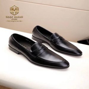 Trang chủ 13 Giay luoi Prada de cao mau den bong hoa tiet tron GLPR07 8 650x650 1