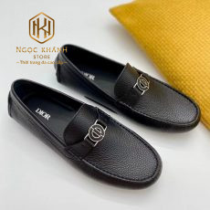 Giay luoi dior da nhan hoa tiet logo tron mau den 3