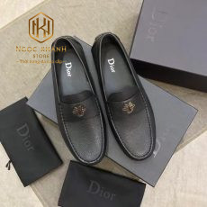 Giay luoi dior da nhan mau den hoa tiet con nhen 1