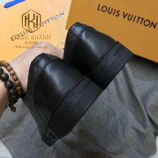 Giay nam Louis vuitton full den hoa tiet hoa 1