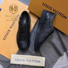 Giay nam Louis vuitton full den hoa tiet hoa 4