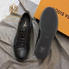 Giay nam Louis vuitton full den hoa tiet hoa 5