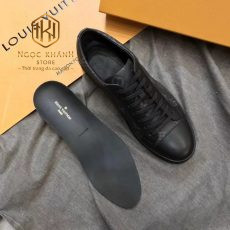 Giay nam Louis vuitton full den hoa tiet hoa 7