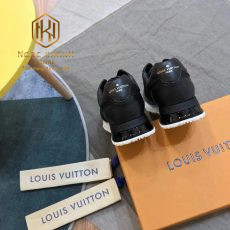 Giay nam Louis vuitton mau den hoa tiet hoa den 4
