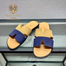 dep nam hermes mau vang phoi xanh da lon like auth 4