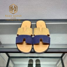 dep nam hermes mau vang phoi xanh da lon like auth 8