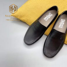 giay luoi Salvatore Ferragamo da nhan logo chim mau den 1