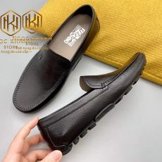 giay luoi Salvatore Ferragamo da nhan logo chim mau den 2 1