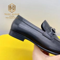 giay luoi Salvatore Ferragamo de cao mau den mui nhon 1