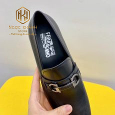 giay luoi Salvatore Ferragamo de cao mau den mui nhon 2