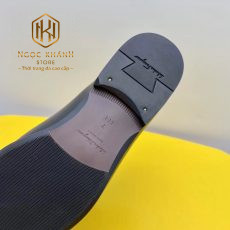 giay luoi Salvatore Ferragamo de cao mau den mui nhon 4