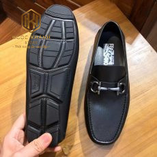 giay luoi Salvatore Ferragamo hoa tiet khoa trang mui tron 4