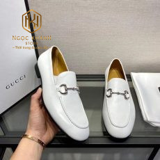 giay luoi gucci de cao hoa tiet khoa trang mui nhon mau trang 5