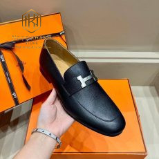 giay luoi hermes de cao da taiga hoa tiet chu H mau trang 7