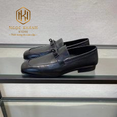 giay luoi hermes de cao da tron full den mui vuong 3