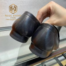 giay luoi hermes de cao da tron full den mui vuong 5