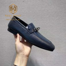 giay luoi hermes de cao mau xanh hoa tiet van ca sau mat khoa trang 4