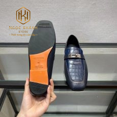 giay luoi hermes de cao mau xanh hoa tiet van ca sau mat khoa trang 6