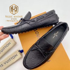 giay luoi louis vuitton like auth mau den hoa no dap chim 5