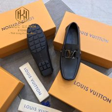 giay luoi louis vuitton like auth mau den khoa bong 4 1