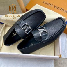 giay luoi louis vuitton like auth mau den tag caro logo 2