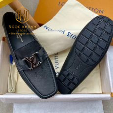 giay luoi louis vuitton like auth mau den tag caro logo 6