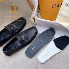 giay luoi louis vuitton like auth mau den tag caro logo 7