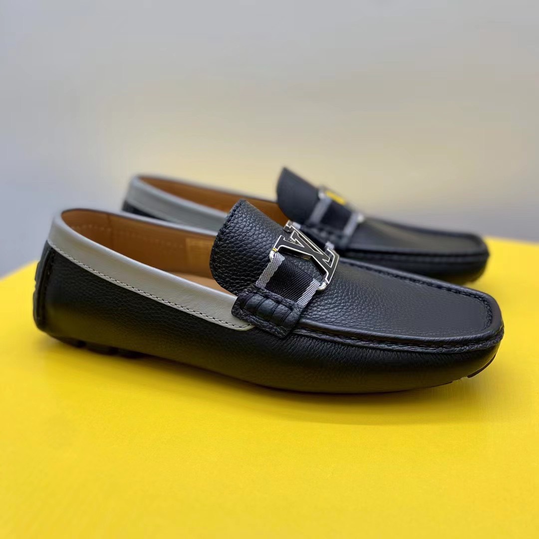 giay luoi louis vuitton like auth vien xam mui vuong 6