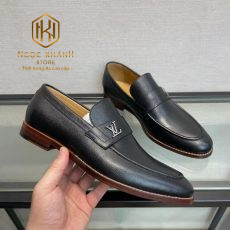 giay luoi louis vuitton mau den de cao de nau hoa tiet logo lech 2