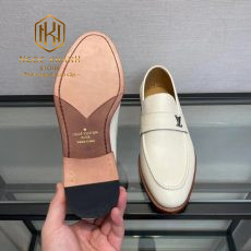 giay luoi louis vuitton mau trang de cao de nau hoa tiet logo lech 4