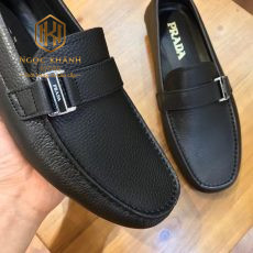 giay luoi prada like auth mau den da nhan 1