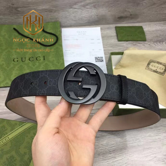 that lung nam gucci day dap chim mau den mat logo tron 1