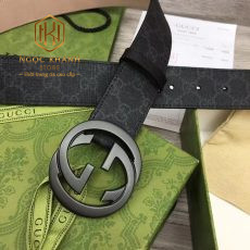 that lung nam gucci day dap chim mau den mat logo tron 3