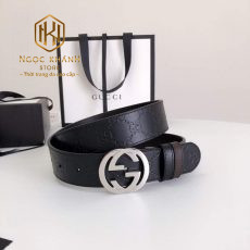 that lung nam gucci day hoa tiet logo mat khoa tron mau trang 1