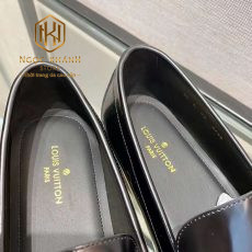 GIAY LUOI LOUIS VUITTON NAM DE CAO MAU DEN DA BONG HOA TIET DAY XICH GLLV32 5