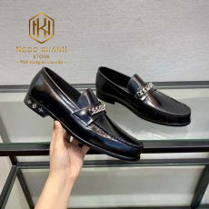 GIAY LUOI LOUIS VUITTON NAM DE CAO MAU DEN DA BONG HOA TIET DAY XICH GLLV32 6