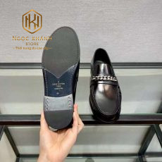 GIAY LUOI LOUIS VUITTON NAM DE CAO MAU DEN DA BONG HOA TIET DAY XICH GLLV32 8