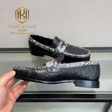 GIAY LUOI LOUIS VUITTON NAM DE CAO MAU DEN HOA CHIM VAN DA RAN GLLV34 8