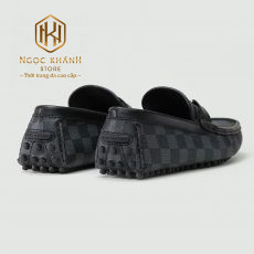 GIAY LUOI NAM LOUIS VUITTON LIKE AUTH HOA TIET CARO DEN LOGO NHO GLLV39 6