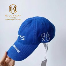 Mu nam Balengia hoa tiet chu theu mau trang mu mau xanh 1