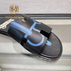 dep nam hermes mau den hoa tiet loang xanh like auth 3