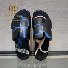 dep nam hermes mau den hoa tiet loang xanh like auth 4