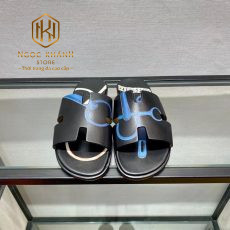 dep nam hermes mau den hoa tiet loang xanh like auth 7