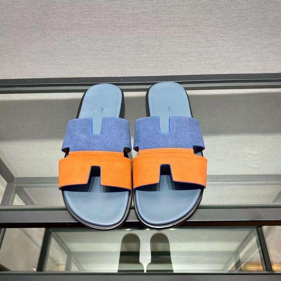 dep nam hermes mau xanh phoi cam da lon like auth 4