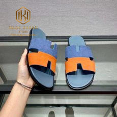 dep nam hermes mau xanh phoi cam da lon like auth 5