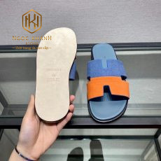 dep nam hermes mau xanh phoi cam da lon like auth 6