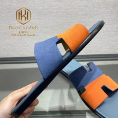 dep nam hermes mau xanh phoi cam da lon like auth 8