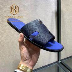 dep nam hermes mau xanh quai den da taiga like auth 7